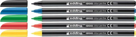 Edding Grafik Kalem Set1 5 Renk (e-1200)
