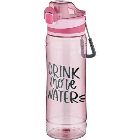Vagonlife Taşıma Ipli Kilitli Kapak Tritan Su Matarası 780 ml vgn1004 Pembe