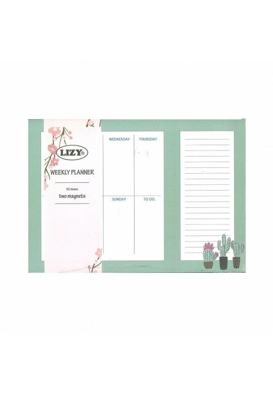 Lizy Weekly Planner 52yp Haftalık Masa Takvimi Tkv01