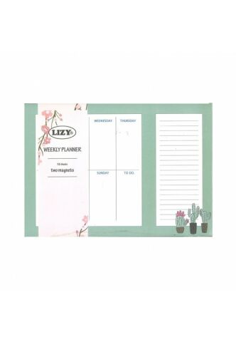 Lizy Weekly Planner 52yp Haftalık Masa Takvimi Tkv01