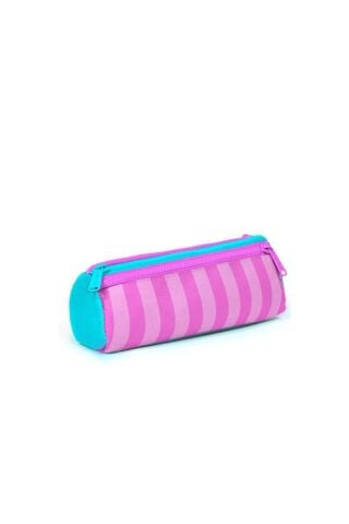 Turkuaz Pembe Çizgili 3 Lü Okul Çanta Seti Set23771