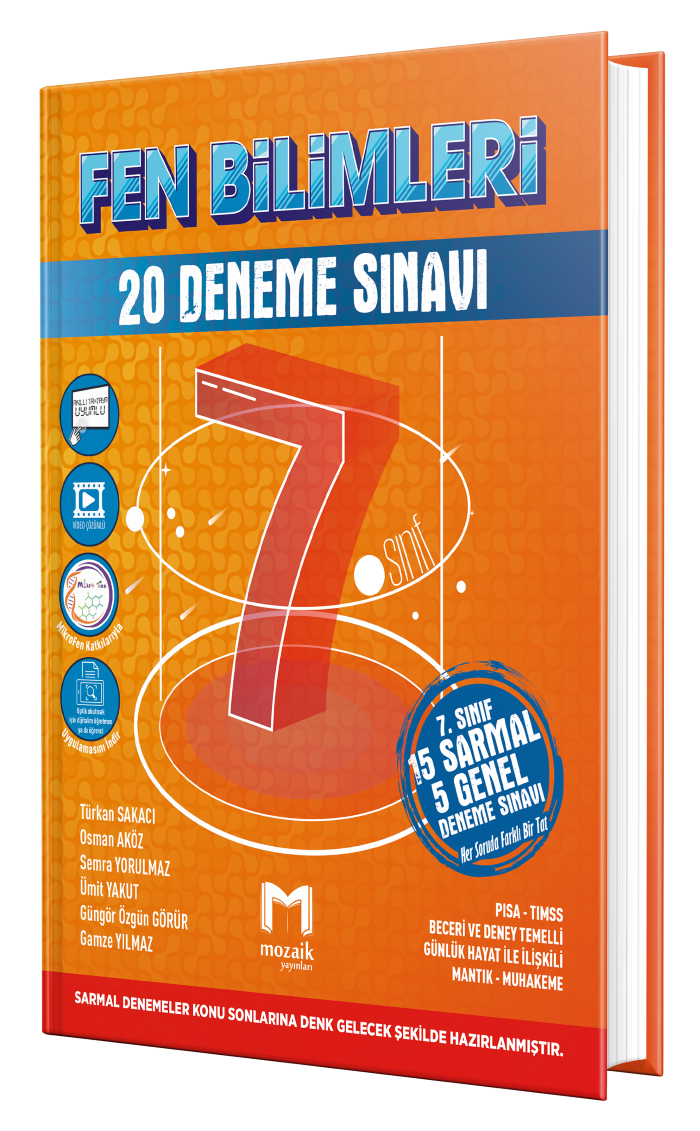 7.SINIF MOZAİK DENEME 20Lİ FEN BİLİMLERİ