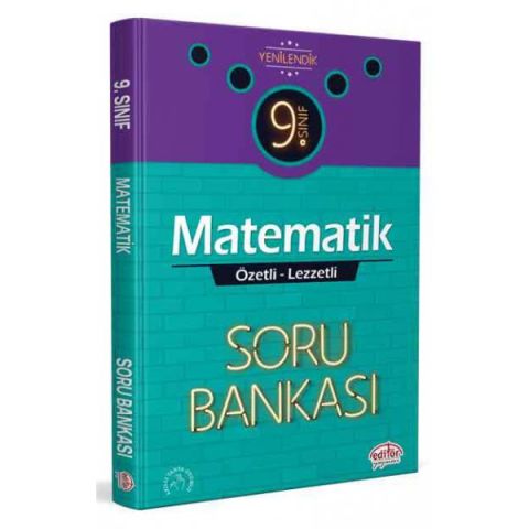 Editör Yayınevi 9. Sınıf VİP Matematik Özetli Lezzetli Soru Bankası
