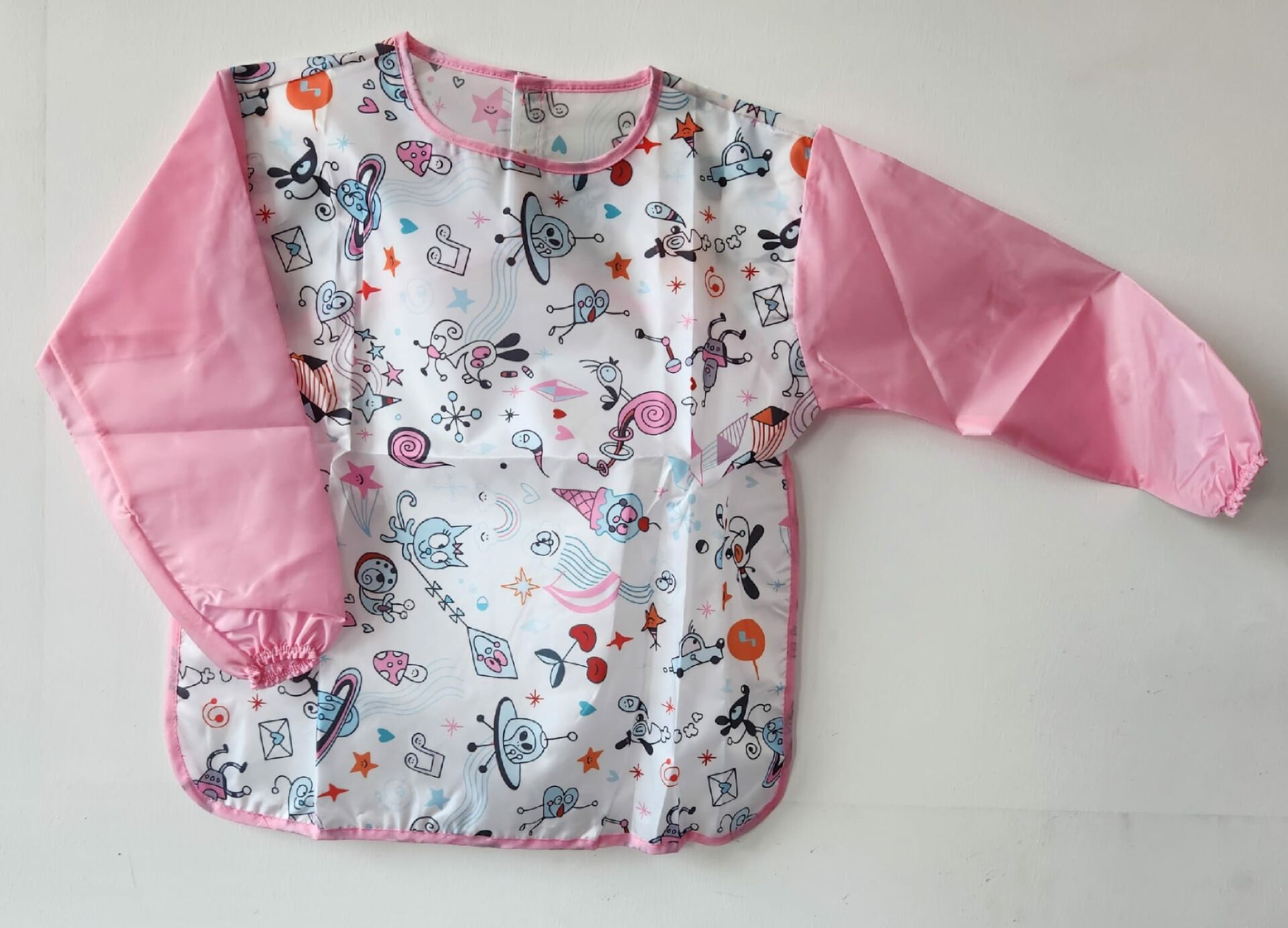Nova color Pembe Uzay Desenli Large Boyama Önlüğü