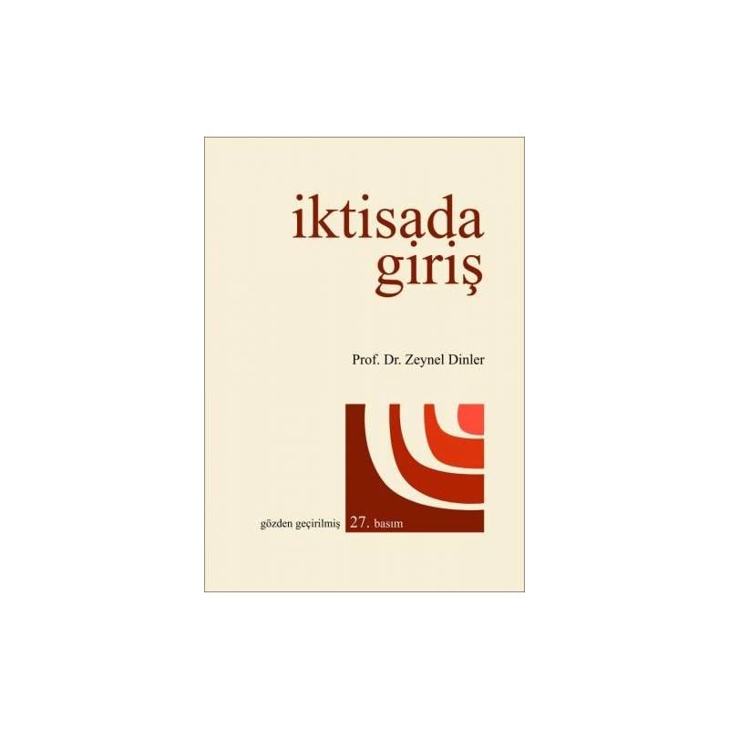 İktisada Giriş  -Zeynel Dinler