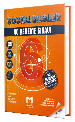6.SINIF MOZAİK DENEME 40LI SOSYAL BİLGİ.