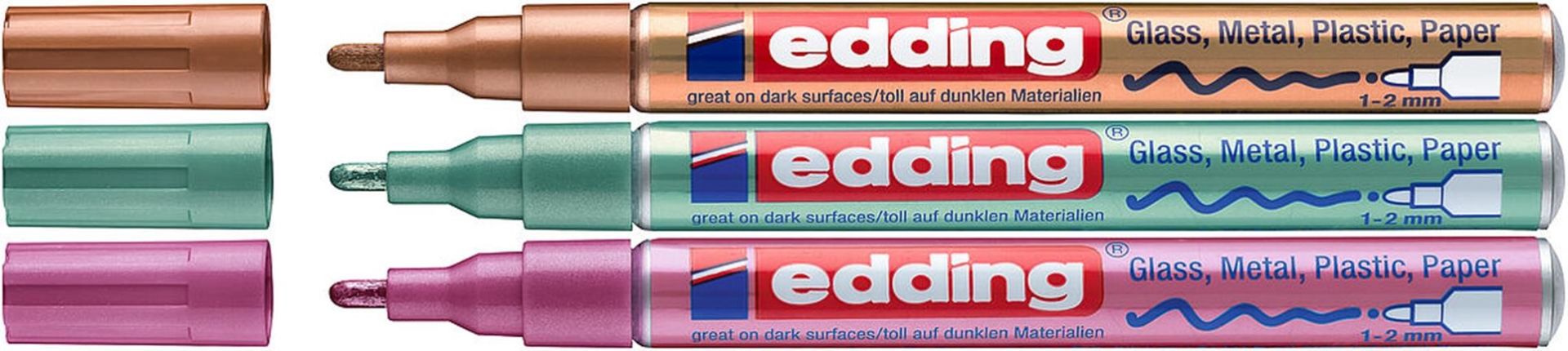 Edding Dekorasyon Kalem Set1 Metalik Renkler (e-751)