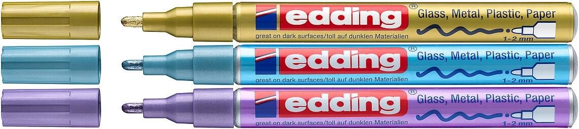 Edding Dekorasyon Kalem Set2 Metalik Renkler (e-751)