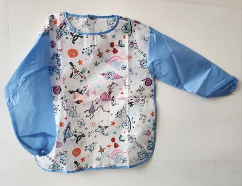 Nova color Mavi Student Desenli Large Boyama Önlüğü