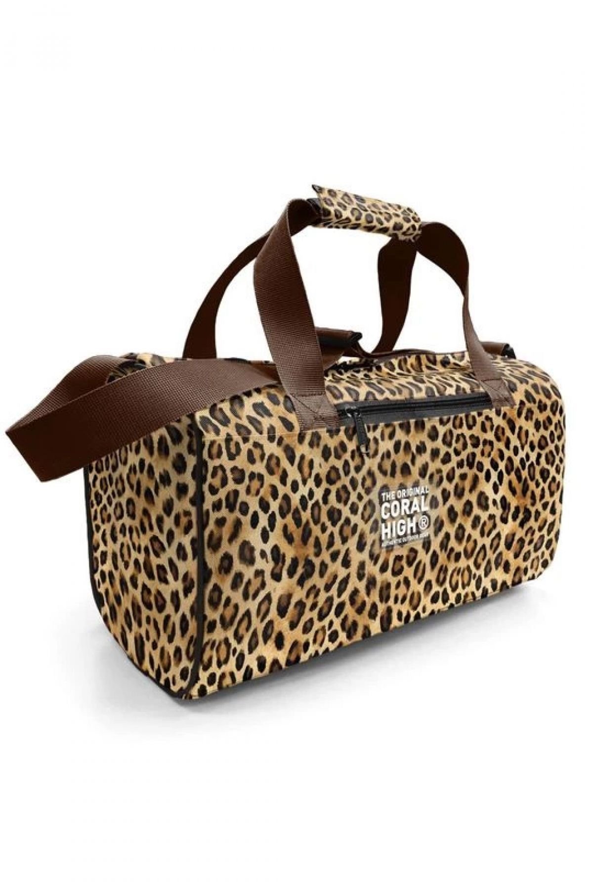 Kahverengi Leopar Desenli Spor Çanta 27533