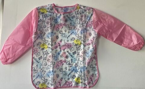 Nova color Pembe Student Desenli Large Boyama Önlüğü