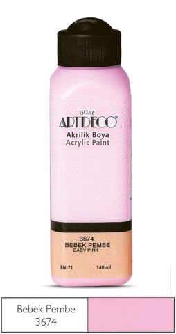 Artdeco Akrilik Boya 140ml Bebek Pembe 3674