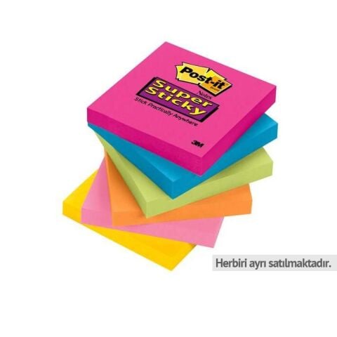 3M Post-It 654-SSPK Not Kağıdı 76x76 mm 90 Yaprak