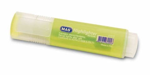 Mas Fosforlu Kalem - Sarı