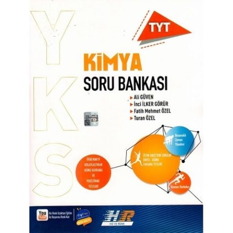 Hız ve Renk Yayınları TYT Kimya Soru Bankası - Ali Güven