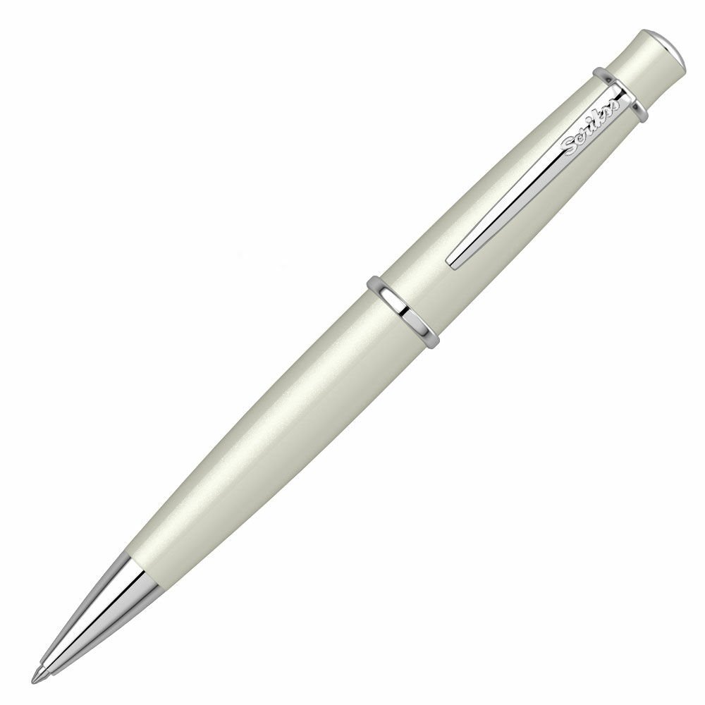 Scrikss 62 Tükenmez Kalem Beyaz İnci