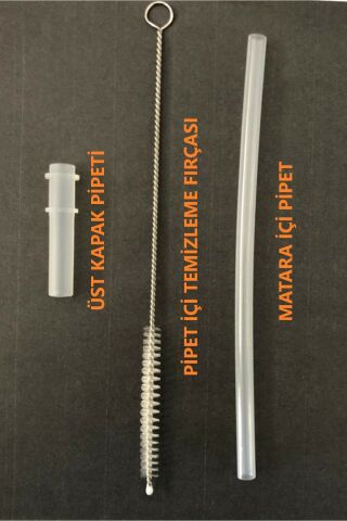Yedek Pipet Takımı ve Pipet Temizleme Fırçası 1 Set (3 Parça) -Kapak Hariçtir---