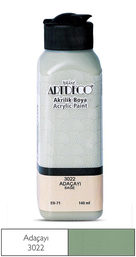 Artdeco Akrilik Boya 140ml Adaçayı 3022