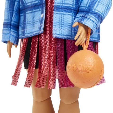 Barbie Extra - Ekose Ceketli Bebek, Hayvan Dostu Corgi Cinsi Köpek, 3 Yaş ve Üzeri HDJ46