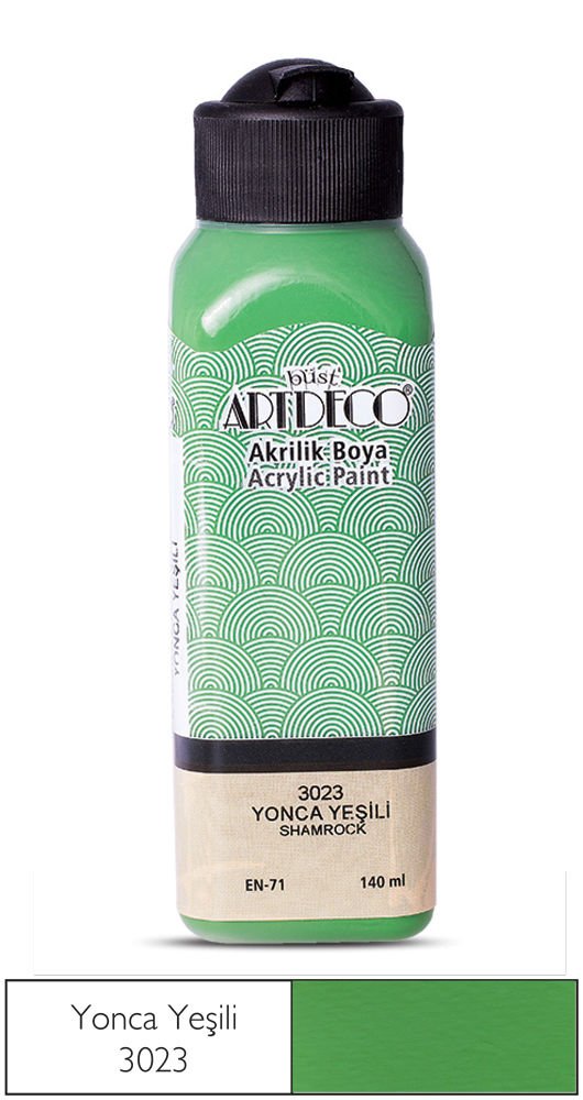 Artdeco Akrilik Boya 140ml Yonca Yeşili 3023
