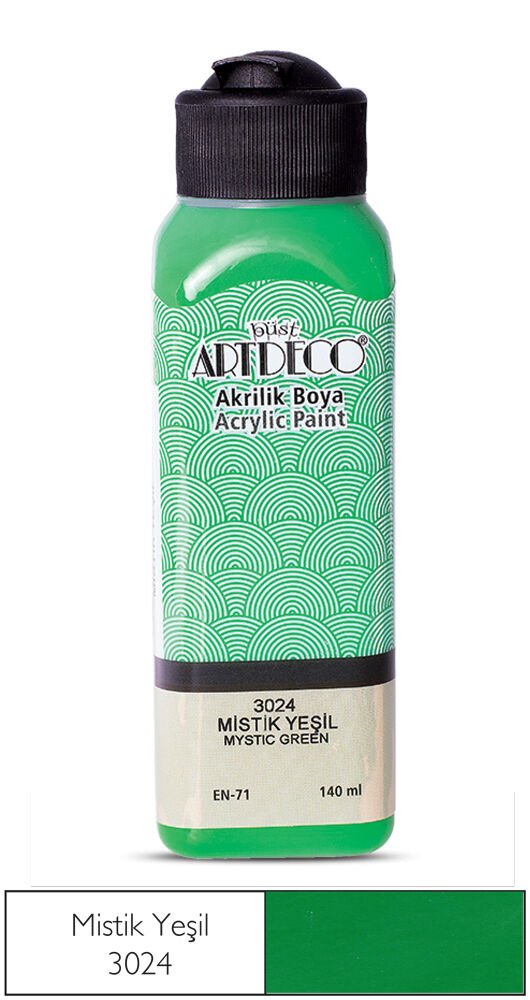 Artdeco Akrilik Boya 140ml Mistik Yeşil 3024