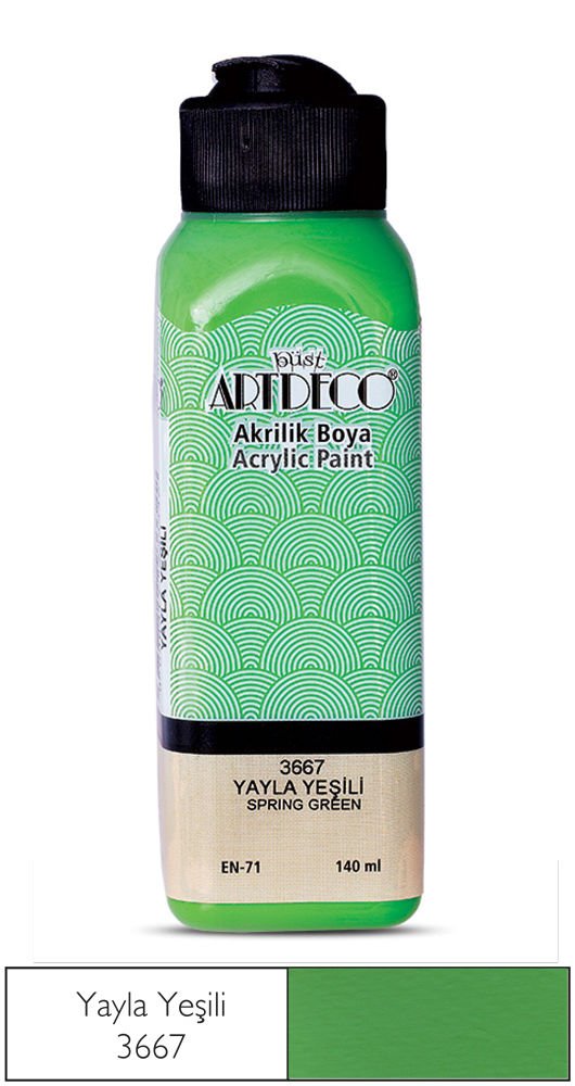 Artdeco Akrilik Boya 140ml Yayla Yeşili 3667