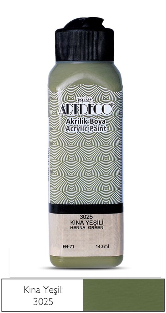 Artdeco Akrilik Boya 140ml Kına Yeşili 3025