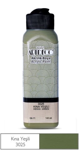Artdeco Akrilik Boya 140ml Kına Yeşili 3025