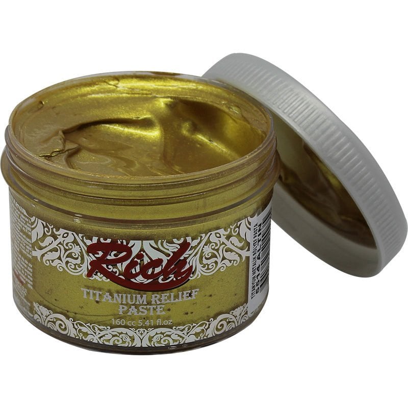 Ri̇ch Ti̇tani̇um Rölyef Pasta Altın