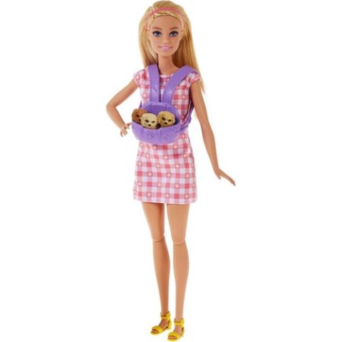 Bernam Barbie ve Yeni Doğan Köpekler Oyun Seti, Barbie ve Hayvanları