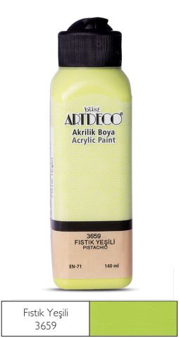 Artdeco Akrilik Boya 140ml Fıstık Yeşili 3659