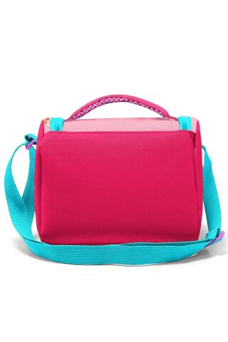 Kids Pembe Neon Mercan Fashion Girl Desenli 3 lü Okul Çanta Seti SET0123669