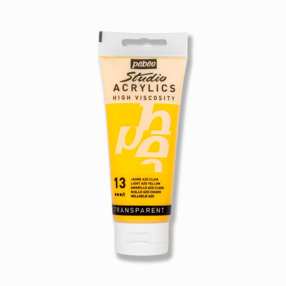 Pebeo Acrylic Studio 100 Ml 13 Light Azo Yellow