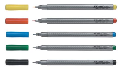 Faber-Castell Fine Pen Kalem Set1 5 Renk