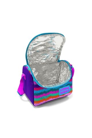 Kıds Mor Pembe Kedi Desenli 3’lü Okul Çanta Seti SET0123477