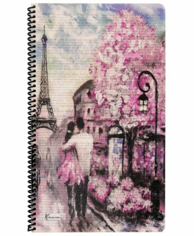 Keskin Color Street A4 Plastik Kapak 80 Yaprak Çizgili Spiralli Hafif Defter