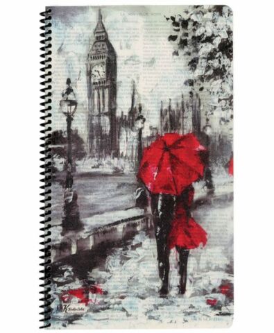 Keskin Color Street A4 Plastik Kapak 80 Yaprak Çizgili Spiralli Hafif Defter