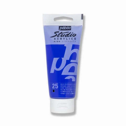 Pebeo Acrylic Studio 100 Ml 25 Light Ultramarin Blue
