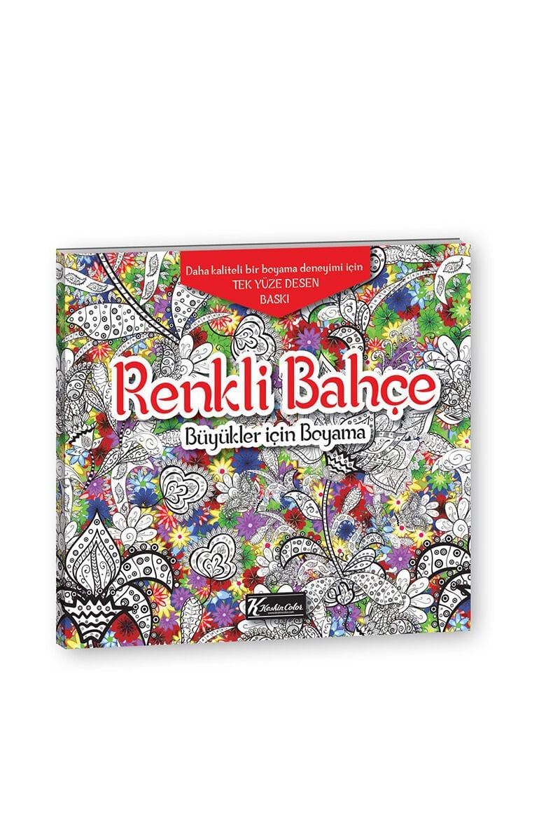 Keskin Color Yetişkinler İçin Renkli Bakçe Boyama Kitabı 25x25 cm 32 Yaprak