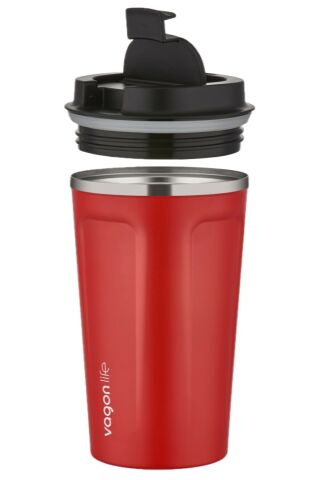 Mug 450ml Kahve Bardağı Paslanmaz Çelik Termos 6 saat Sıcak/Soğuk