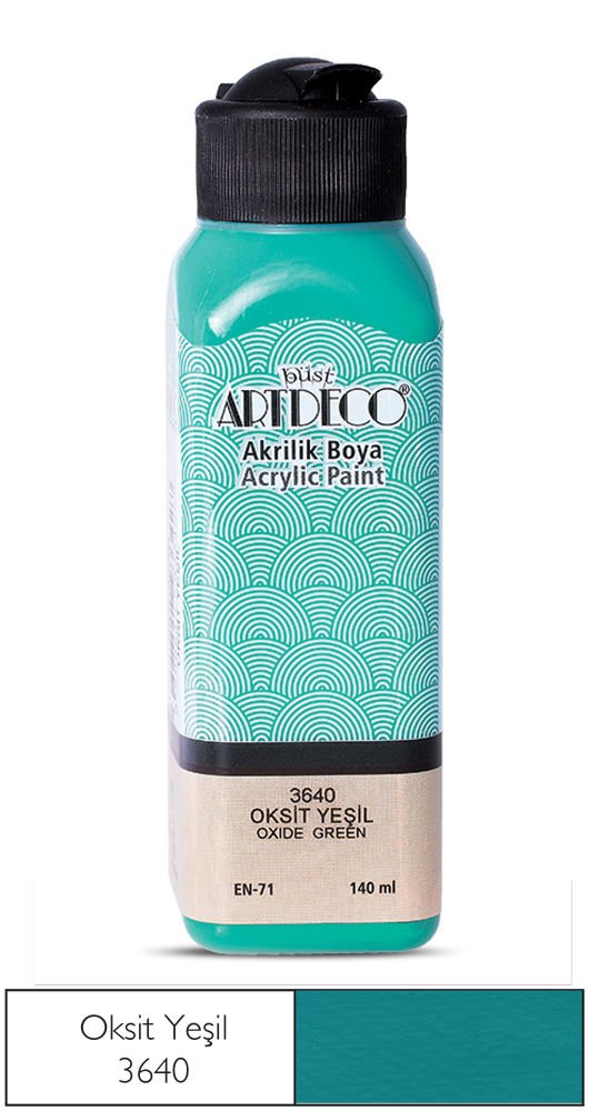 Artdeco Akrilik Boya 140ml Oksit Yeşil 3640