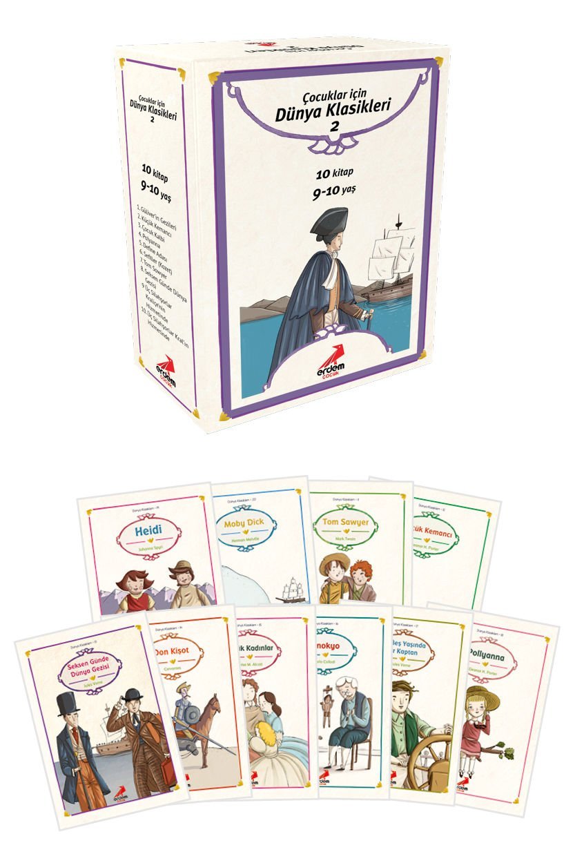 Çocuklar İçin Dünya Klasikleri 2 (10 Kitap)