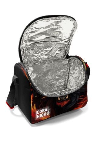 Kids Siyah Aslan Desenli 3 lü Okul Çanta Seti SET0123671
