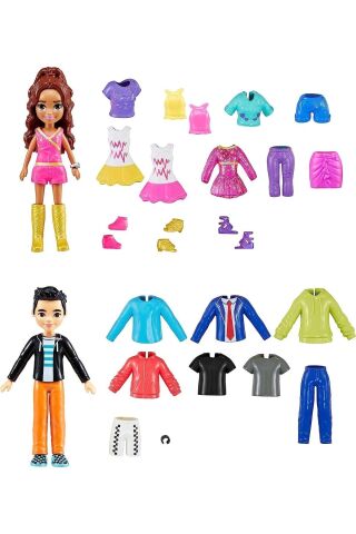 HKW10 Polly Pocket ve Arkadaşları Kombin Eğlencesi Oyun Seti
