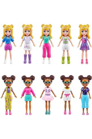 HKW10 Polly Pocket ve Arkadaşları Kombin Eğlencesi Oyun Seti