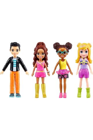 HKW10 Polly Pocket ve Arkadaşları Kombin Eğlencesi Oyun Seti