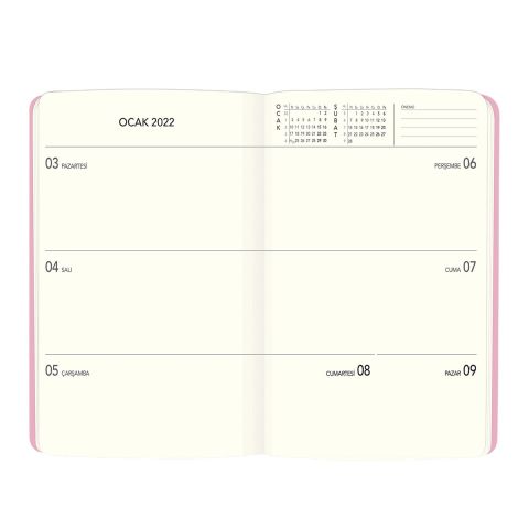 Keskin Color 13x21 Flexy Haftalık Ajanda-Soyut