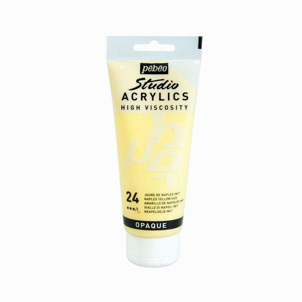 Pebeo Acrylic Studio 100 Ml 24 Naples Yellow  Hue