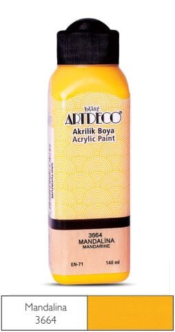 Artdeco Akrilik Boya 140ml Mandalina 3664