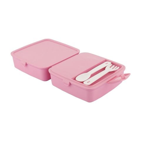 Me Polly Pocket Kız Çocuk Okul Beslenme Saklama Kabı Dört Gözlü Pembe